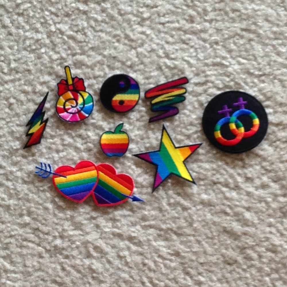Patches.  Patches. Iron on patches.  NWOT